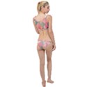 Illustration Pink Background Geometric Triangle The Little Details Bikini Set View2