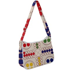 Ludo Game Zip Up Shoulder Bag