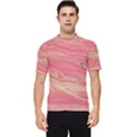 Illustration Graphic Pattern Texrure Pink Maeble Men s Short Sleeve Rash Guard View1