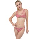 Illustration Graphic Pattern Texrure Pink Maeble The Little Details Bikini Set View1