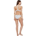 Illustration Marble Texture Marble Painting Banded Triangle Bikini Set View4
