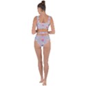 Illustration Pastel Shape Geometric Bandaged Up Bikini Set  View2