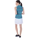Chevron Zigzag Pattern Women s Sleeveless Polo Tee View2