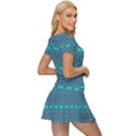 Chevron Zigzag Pattern Women s Sports Wear Set View3