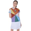 Colorful Paper Art Materials Women s Polo Tee View1