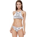 IM Fourth Dimension Black White 34 Banded Triangle Bikini Set View1