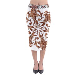 Im Fourth Dimension Colour 44 Midi Pencil Skirt
