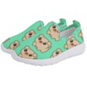 Puppy Pattern Wallpaper Dog Pet Kids  Slip On Sneakers View2