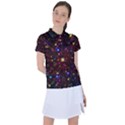 Abstract Background Stars Star Galaxy Wallpaper Women s Polo Tee View1