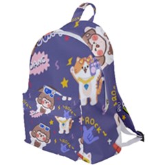 Girl Cartoon Background Pattern The Plain Backpack by Sudhe