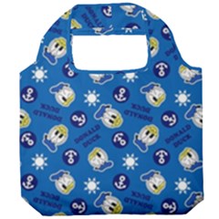 Illustration Duck Cartoon Background Foldable Grocery Recycle Bag by Sudhe