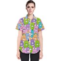 Care Bears Bear Background Cartoon Women s Short Sleeve Shirt View1