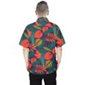 Leaves Pattern Wallpaper Seamless Men s Hawaii Shirt View2