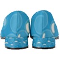 Pattern Blue Bubble Pattern Background Women s Classic Loafer Heels View4