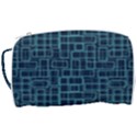 Abstract Illustration Background Rectangles Pattern Toiletries Pouch View3
