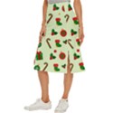 Illustration Festive Background Holiday Background Midi Panel Skirt View2