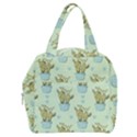 Background Pattern Green Cactus Flora Boxy Hand Bag View1