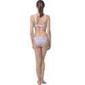 Eiffel Tower Pattern Wallpaper Classic Banded Bikini Set  View2