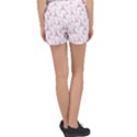 Eiffel Tower Pattern Wallpaper Velour Lounge Shorts View2