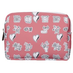 Stickers Hobbies Hearts Reading Make Up Pouch (medium) by danenraven