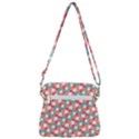 Patchwork Pastel Pattern Art Zipper Messenger Bag View3