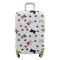 Illustration Cat Paw Background Pattern Cute Luggage Cover (Small) View1