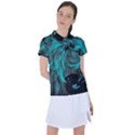Angry Male Lion Predator Carnivore Women s Polo Tee View1