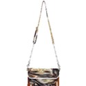 Artistic Venetian Mask Mini Crossbody Handbag View1