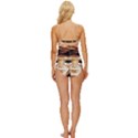 Venetian Mask Knot Front One-Piece Swimsuit View4