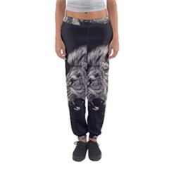 Angry Male Lion Women s Jogger Sweatpants
