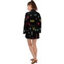 Geometric Art Colorful Shape Long Sleeve Kimono View2