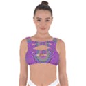 Art Mandala Design Ornament Flower Bandaged Up Bikini Top View1