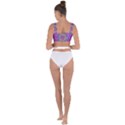 Art Mandala Design Ornament Flower Bandaged Up Bikini Top View2