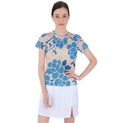 Flower Petal Branch Corolla Women s Sports Top