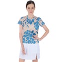 Flower Petal Branch Corolla Women s Sports Top View1