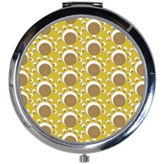 Minimalist Circles  Mini Round Mirror