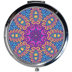 Mandala Fishes Mini Round Mirror