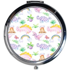 Dinosaurs Are Our Friends  Mini Round Mirror