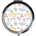 Dinosaurs Are Our Friends  Mini Round Mirror View1