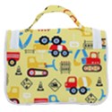 Seamless pattern vector industrial vehicle cartoon Satchel Handbag View3