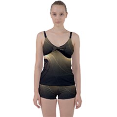 Lightfocus Tie Front Two Piece Tankini by Sparkle