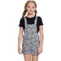 Weird Cute Fantasy Monsters Motif Pattern Kids  Short Overalls View1