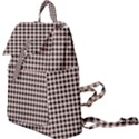 Purple black small plaids Buckle Everyday Backpack View1