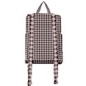 Purple black small plaids Buckle Everyday Backpack View3