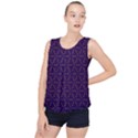 Background Pattern Texture Purple Bubble Hem Chiffon Tank Top View1