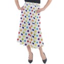 Chakras Cakra Yoga Symbol Template Midi Mermaid Skirt View1