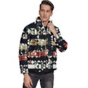 Art-design-color-banner-wallpaper Men s Puffer Bubble Jacket Coat View3