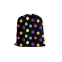 Chakra Yoga Symbol Template Drawstring Pouch (Medium) View1