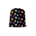 Chakra Yoga Symbol Template Drawstring Pouch (Medium) View2