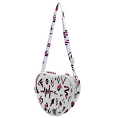 Doodles Heart Shoulder Bag